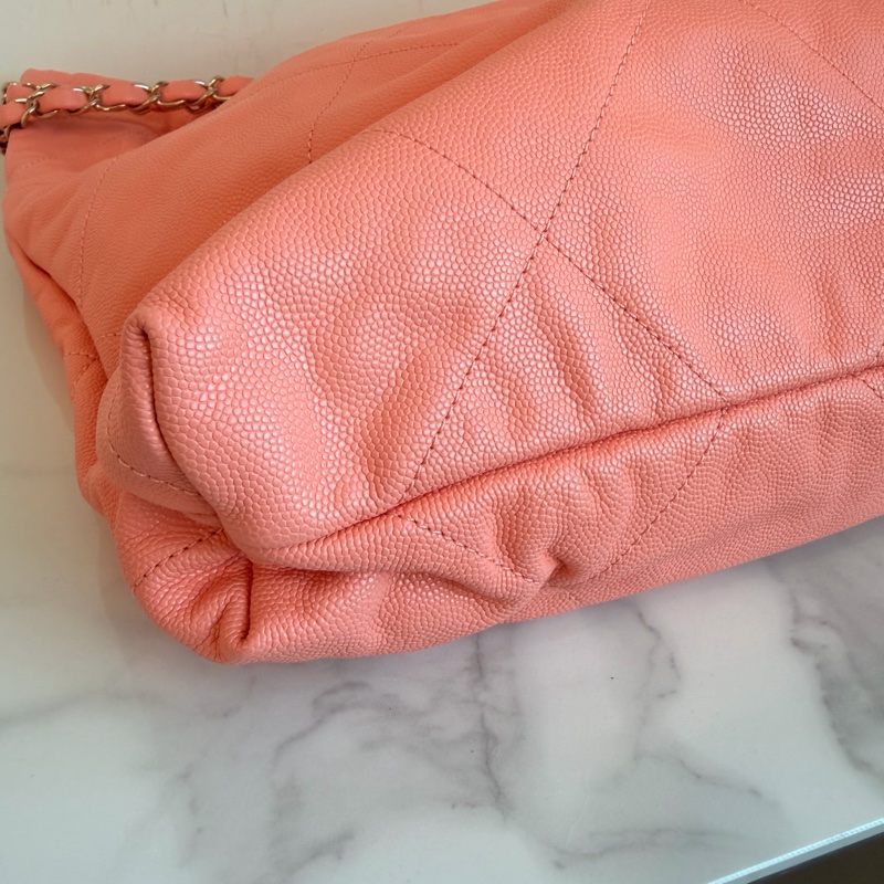CHANEL 粉色22bag 流浪包 中號 🩷仙女款 香奈兒 熱賣尺寸-7