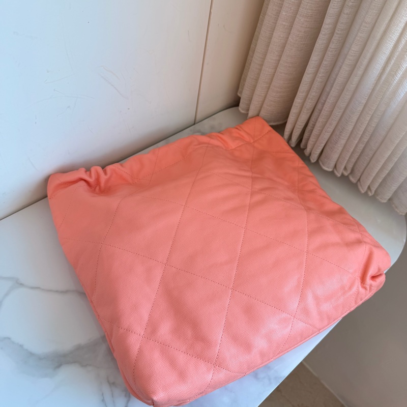 CHANEL 粉色22bag 流浪包 中號 🩷仙女款 香奈兒 熱賣尺寸-11