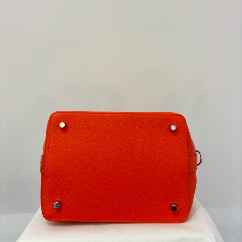 Hermes橘EC銀釦 TOO BOX-2