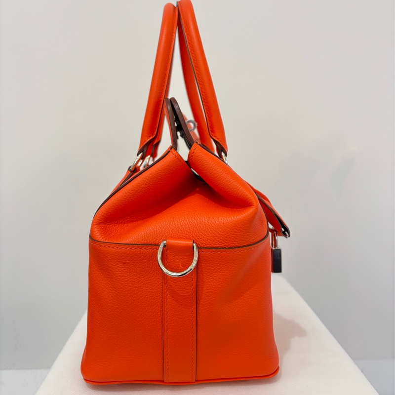 Hermes橘EC銀釦 TOO BOX-4