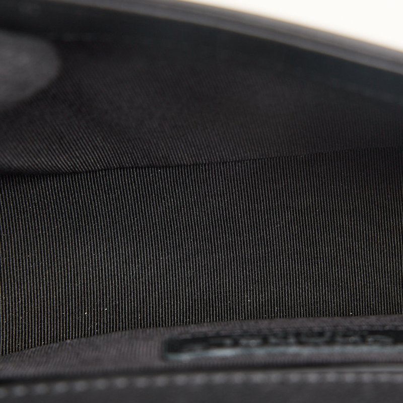 二手Chanel Boy20 山形紋黑銀牛-19