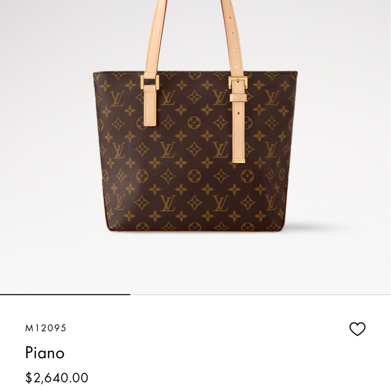 【97新 ✨ 全網最低價！】LV Piano Tote鋼琴托特 巨星之選經典款 目前專櫃在售8萬新台幣-4