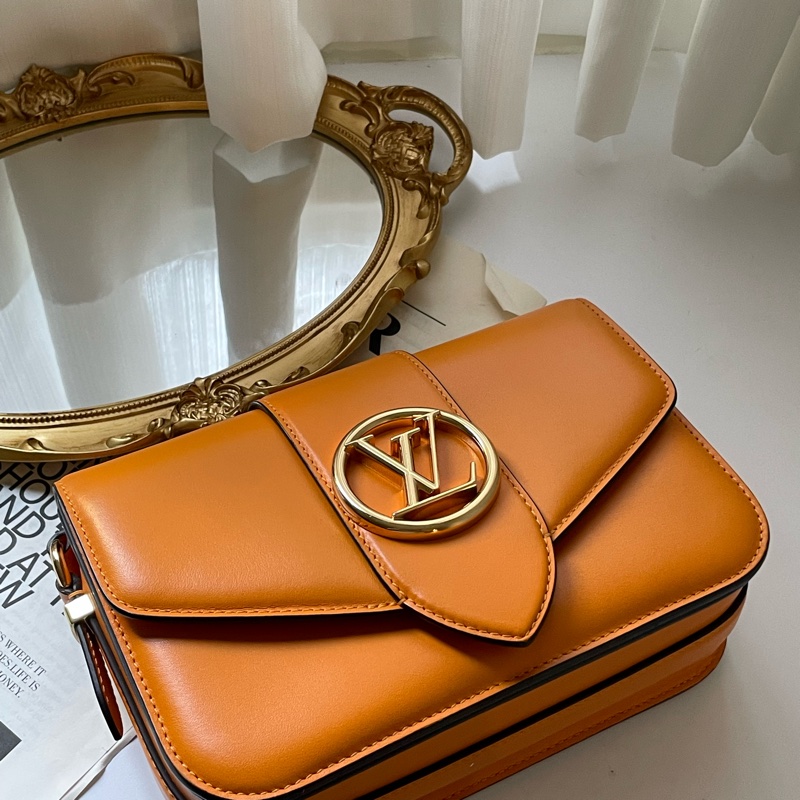 ▪️富貴選物FUGUEI▪️LV  M55946 高工價已停產PONT 9 暖陽橘金釦-1