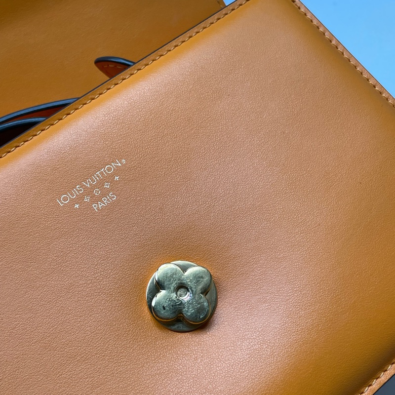 ▪️富貴選物FUGUEI▪️LV  M55946 高工價已停產PONT 9 暖陽橘金釦-7