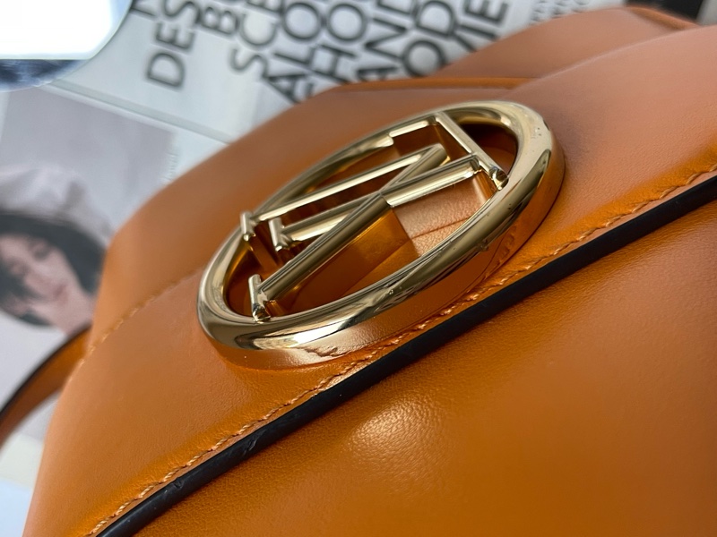 ▪️富貴選物FUGUEI▪️LV  M55946 高工價已停產PONT 9 暖陽橘金釦-17