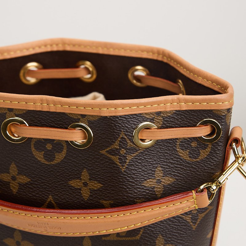 ﻿﻿二手Lv Nano noé 水桶包 老花/晶片款-4