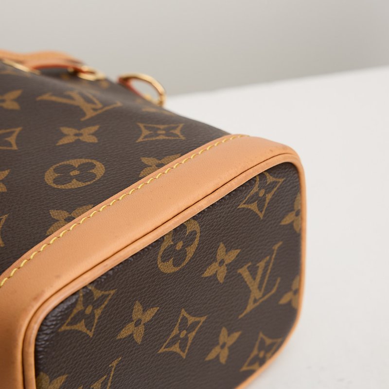 ﻿﻿二手Lv Nano noé 水桶包 老花/晶片款-10