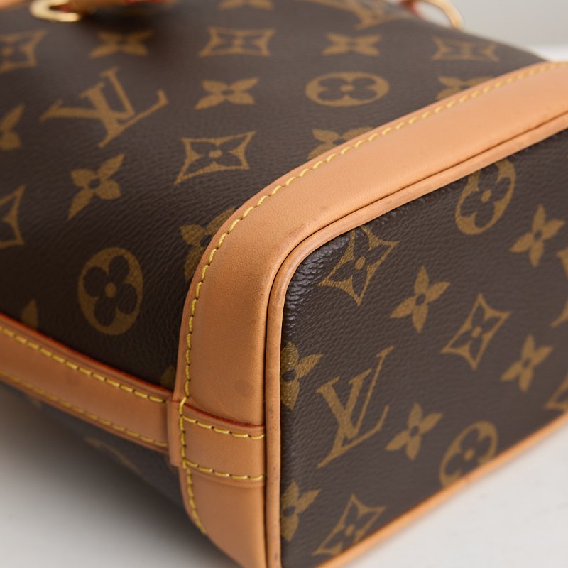 ﻿﻿二手Lv Nano noé 水桶包 老花/晶片款-11