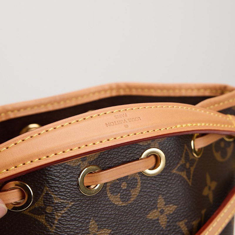 ﻿﻿二手Lv Nano noé 水桶包 老花/晶片款-15