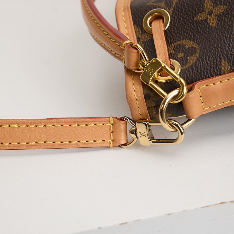 ﻿﻿二手Lv Nano noé 水桶包 老花/晶片款-17