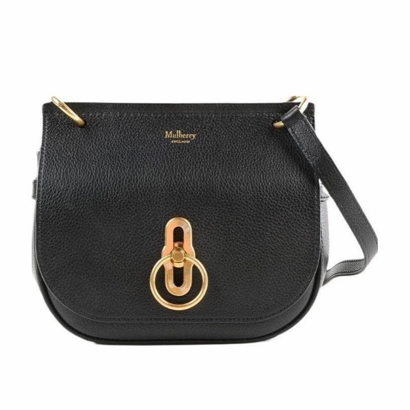 Mulberry 女士 黑色徽標單肩包均碼碼長：23cm、寬：11cm、高：18cm-0