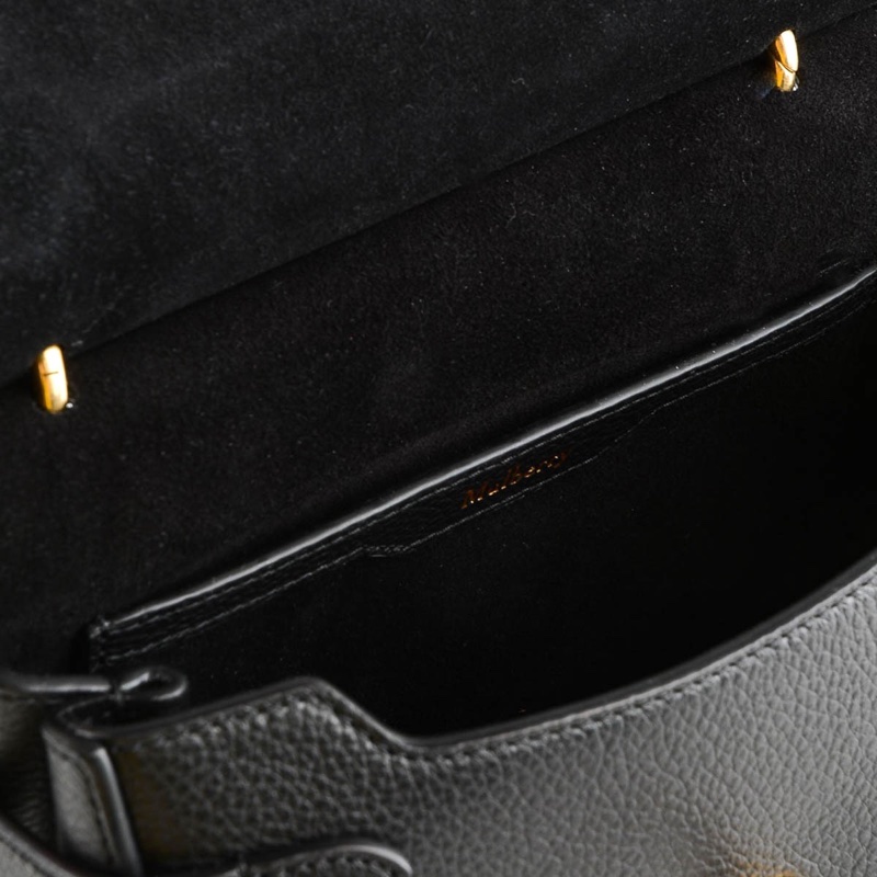 Mulberry 女士 黑色徽標單肩包均碼碼長：23cm、寬：11cm、高：18cm-3