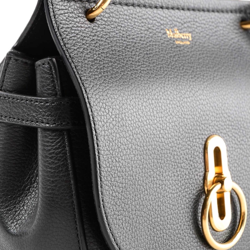 Mulberry 女士 黑色徽標單肩包均碼碼長：23cm、寬：11cm、高：18cm-4
