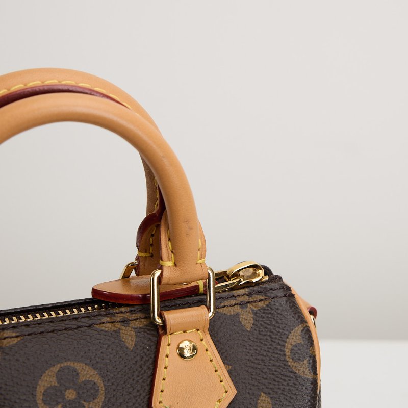 二手Lv Nano speedy老花-10