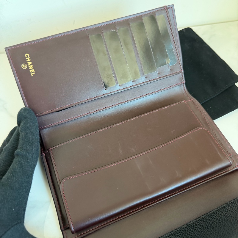 CHANEL 三折長夾 零錢包/卡包/錢包 購證🩷-3