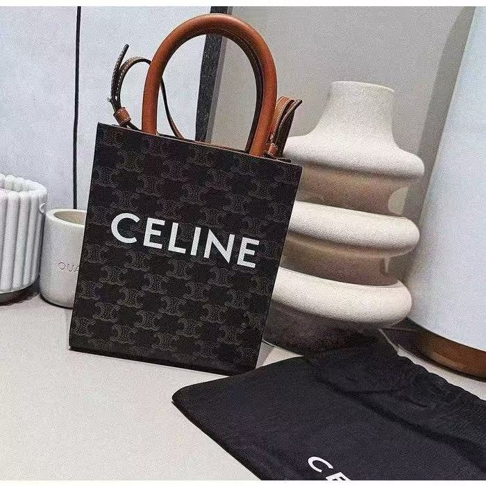 CELINE老花琴譜包 手提長方托特包 全新品配件塵袋-2