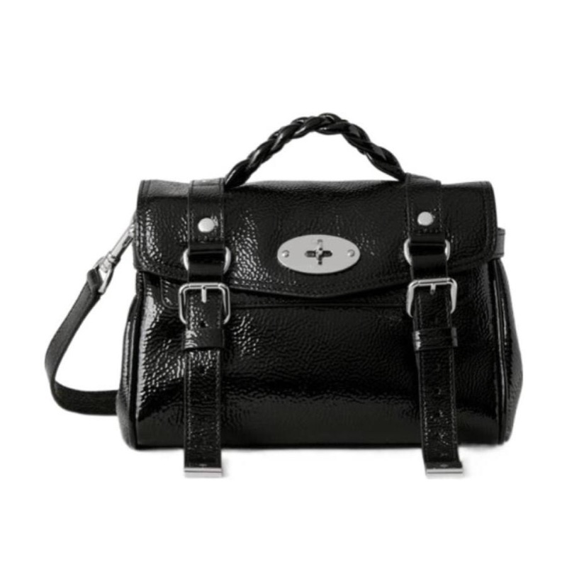 Mulberry 女士 黑色徽標單肩包均碼碼22 X 10 X 17 CM-3