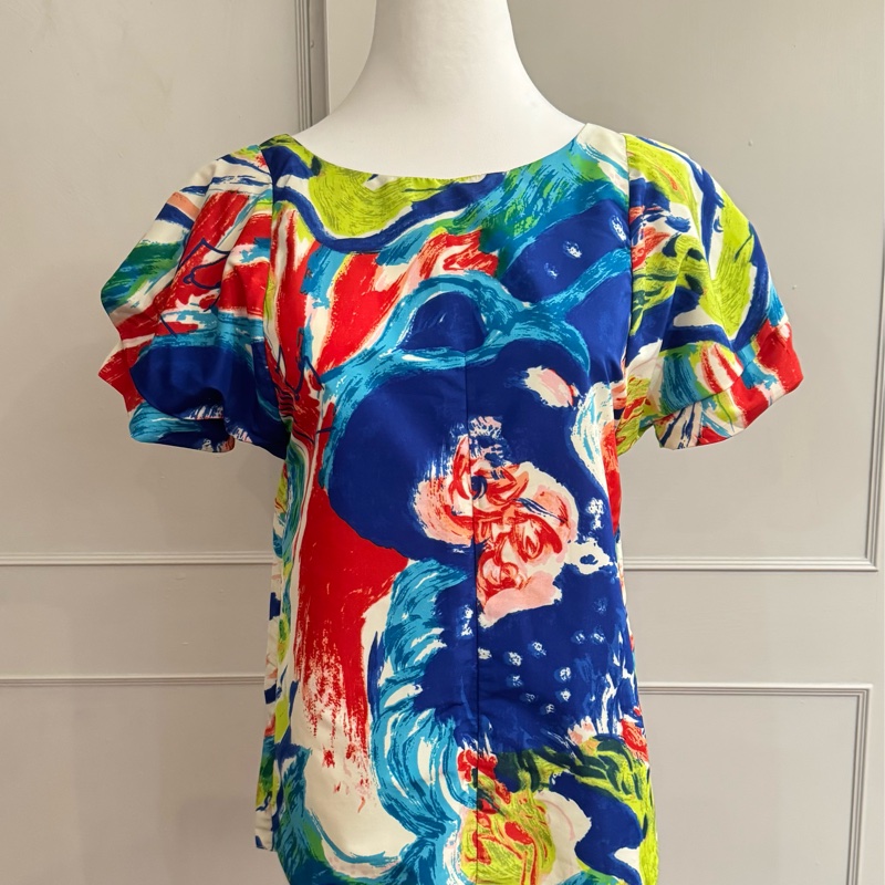 《新歡舊愛》近新正品Marni 立體剪裁上衣38/S-0