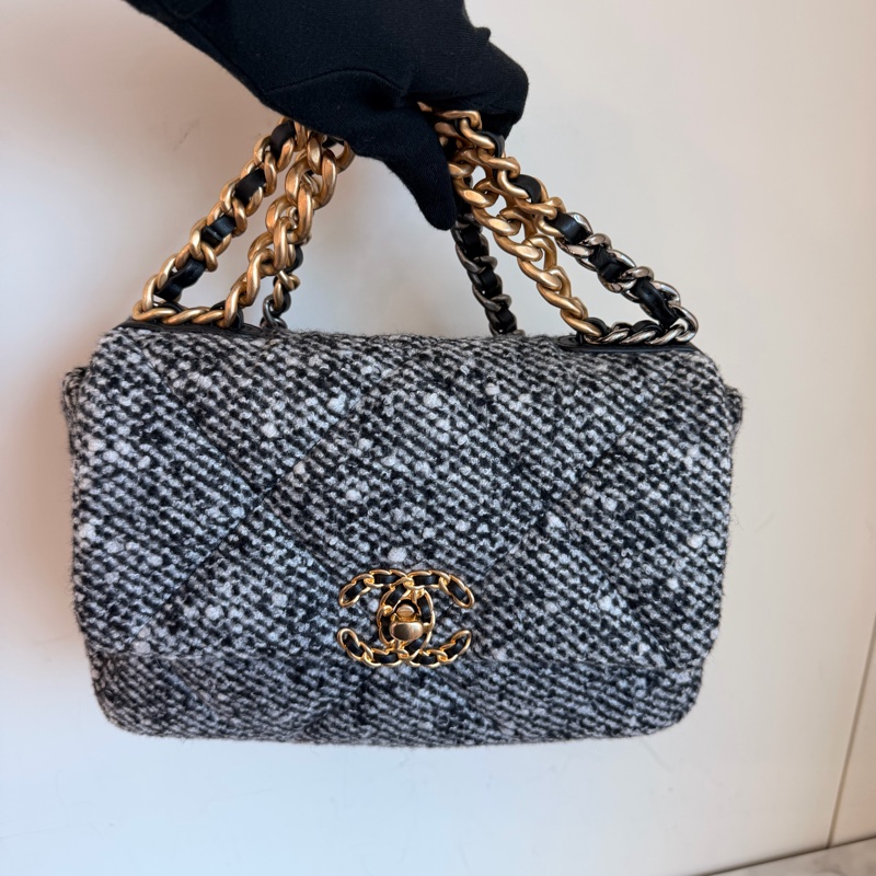 CHANEL 毛呢bag 購證 晶片🩷讓自己快樂吧！-0