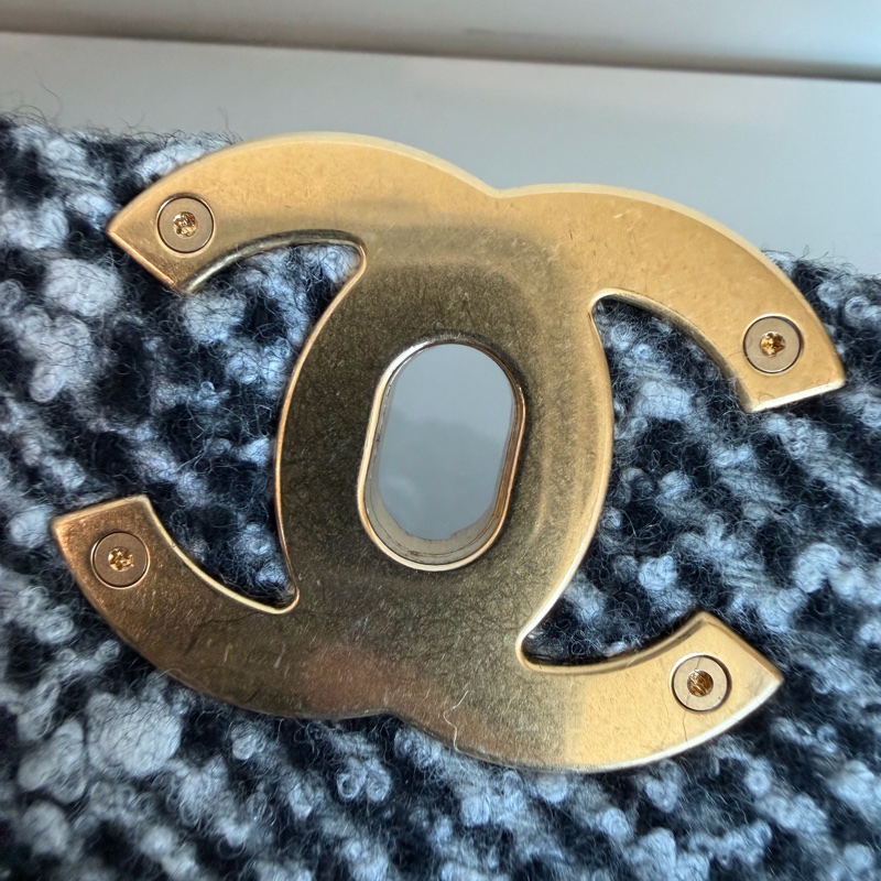 CHANEL 毛呢bag 購證 晶片🩷讓自己快樂吧！-16