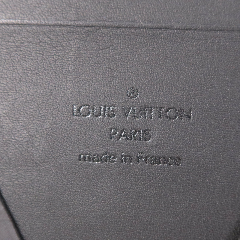 LOUIS VUITTON 牛皮皮革E-Zip Long V-Line銀扣手拿包-5