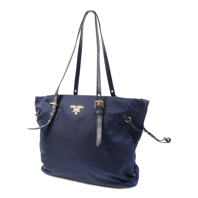 PRADA 尼龍Tote Bag金扣手挽袋-2