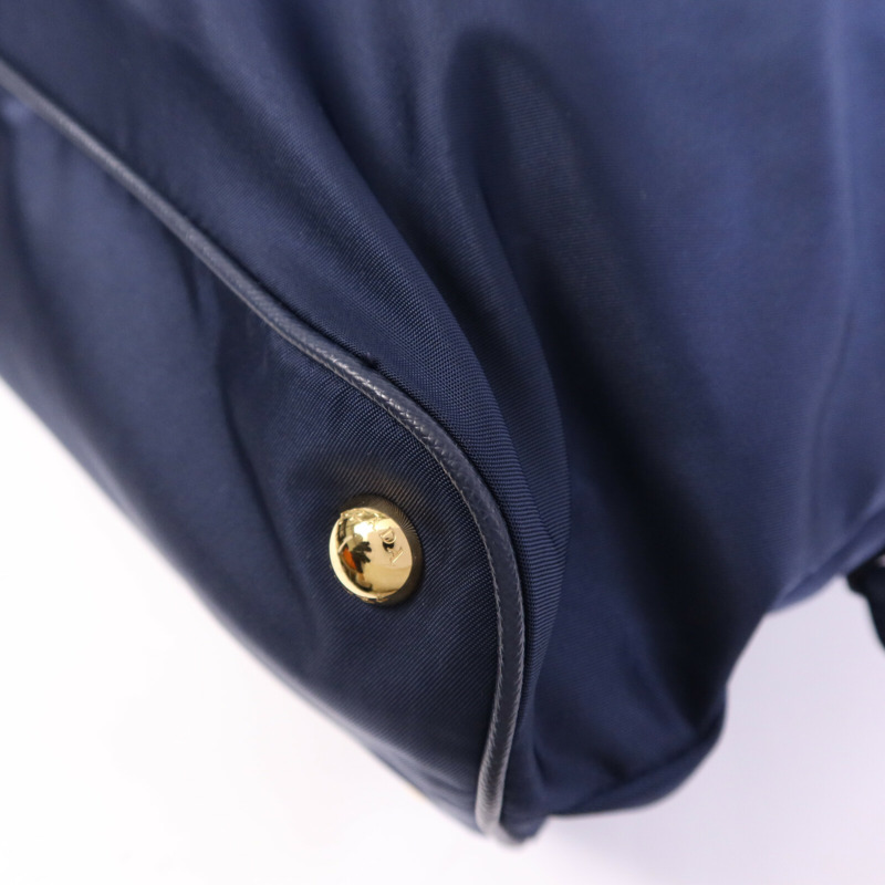 PRADA 尼龍Tote Bag金扣手挽袋-12