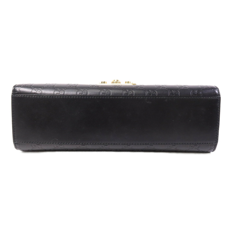 GUCCI 牛皮皮革Padlock Medium金扣鏈帶肩背袋-3
