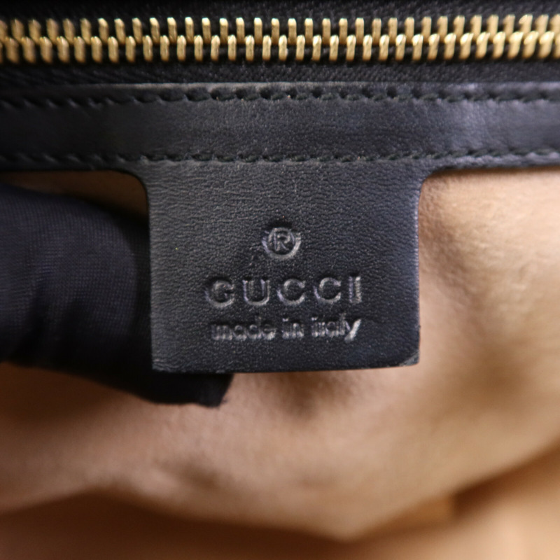 GUCCI 牛皮皮革Padlock Medium金扣鏈帶肩背袋-5