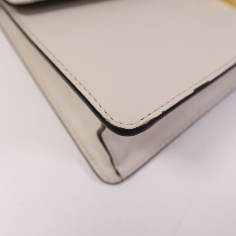 GUCCI 牛皮皮革Sylvie金扣肩背袋-10