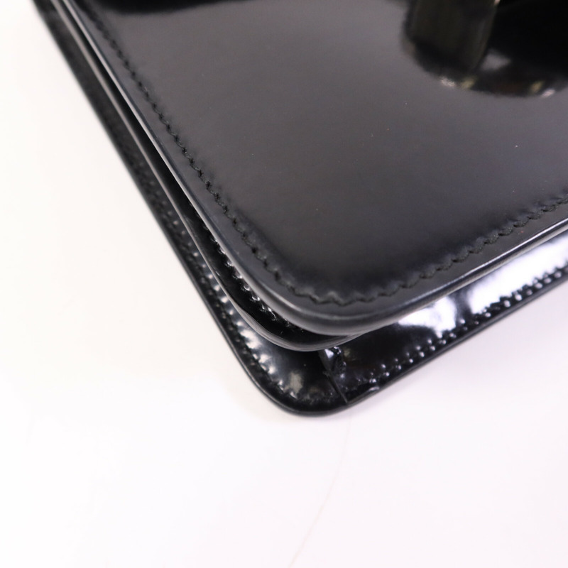 GUCCI 皮革Interlocking Small銀扣肩背袋-10