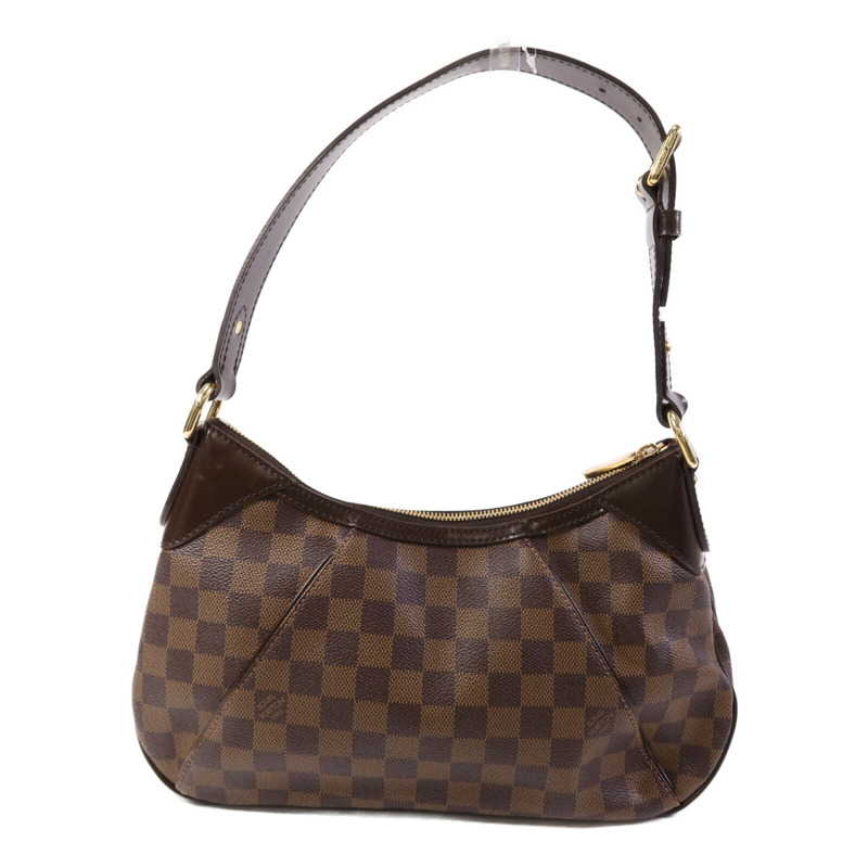 LOUIS VUITTON Damier Thames PM金扣肩背袋-1