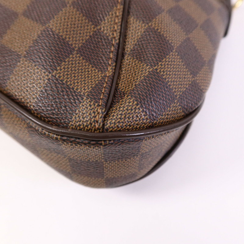 LOUIS VUITTON Damier Thames PM金扣肩背袋-9