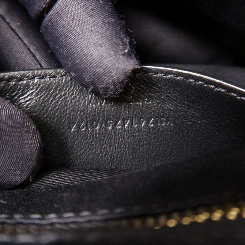 YVES SAINT LAURENT 羊皮皮革Jamie4.0金扣鏈帶肩背袋-7