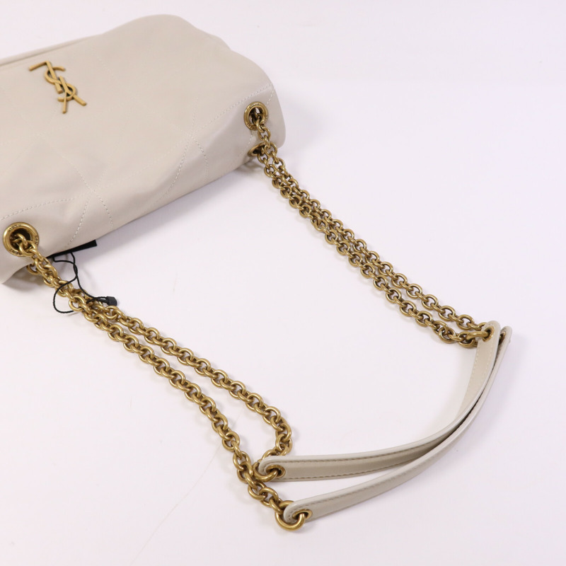 YVES SAINT LAURENT 羊皮皮革Jamie4.0金扣鏈帶肩背袋-8