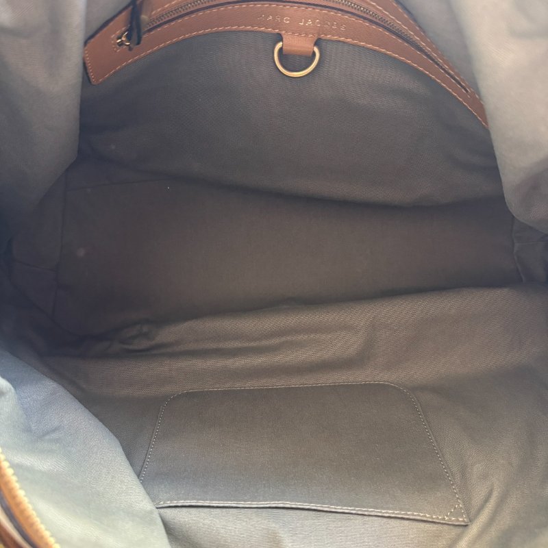 🎉美國大牌  Marc Jacobs 駝色金色鎖頭手提包-26