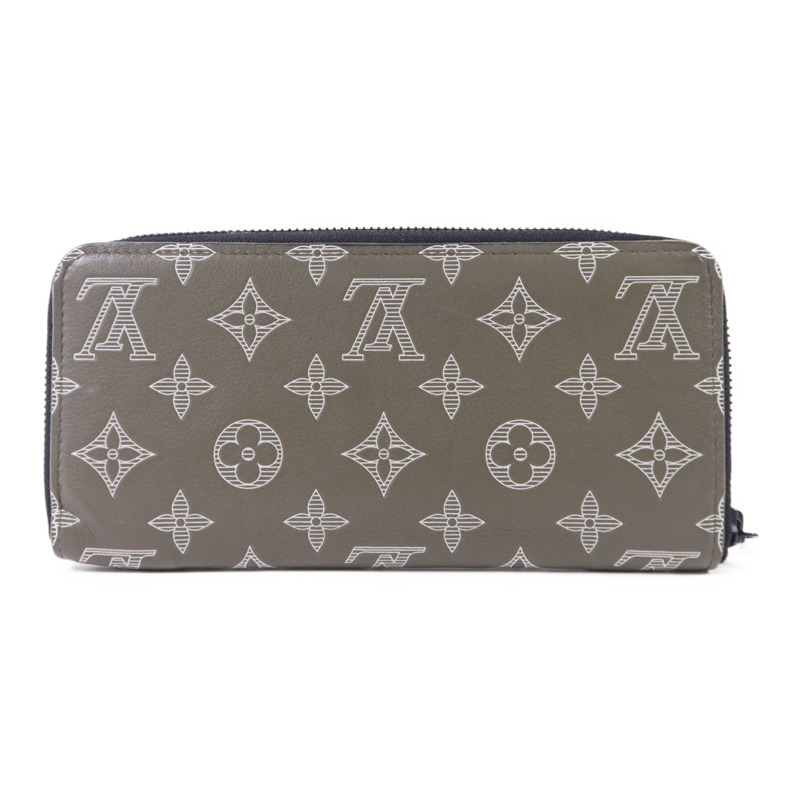 LOUIS VUITTON Monogram Shadow Zipper Wallet Horzontal長錢包-1