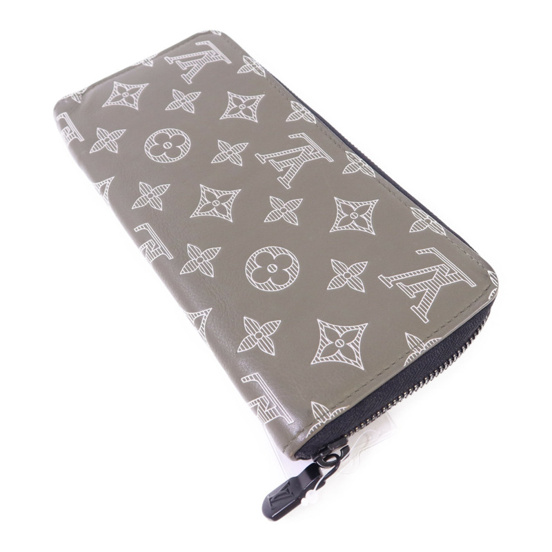 LOUIS VUITTON Monogram Shadow Zipper Wallet Horzontal長錢包-3