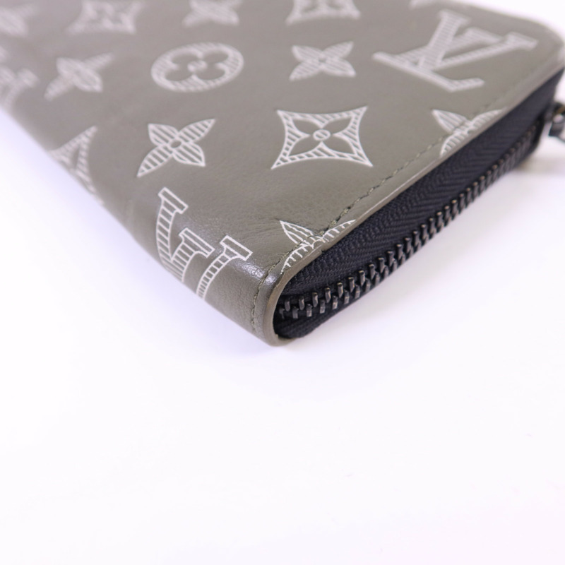 LOUIS VUITTON Monogram Shadow Zipper Wallet Horzontal長錢包-7