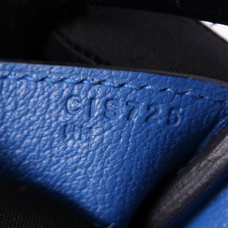 HERMES Togo皮革Birkin 35銀扣手挽袋Bleu Zellige-7