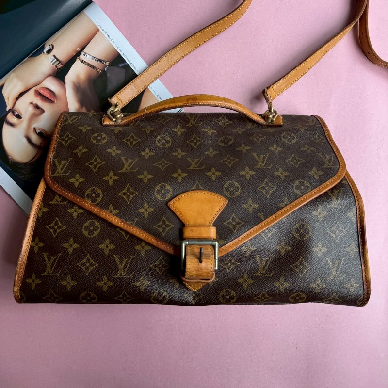 🎉復古款 LV 經典花紋復古信封包 斜背包-0
