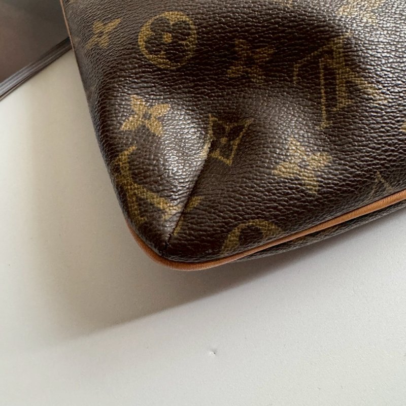🌟經典款 LV 經典花紋翻蓋吸釦橫版王菲包-4