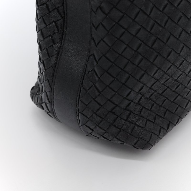 超級新【CP 精選🌟小編推薦】Bottega Veneta 寶緹嘉 Hobo 黑色 編織羊皮 肩背包-6