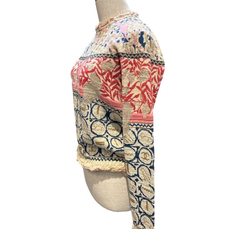 CHANEL 經典圖騰針織上衣｜精品感滿滿 | Size 38｜Made in Italy-1