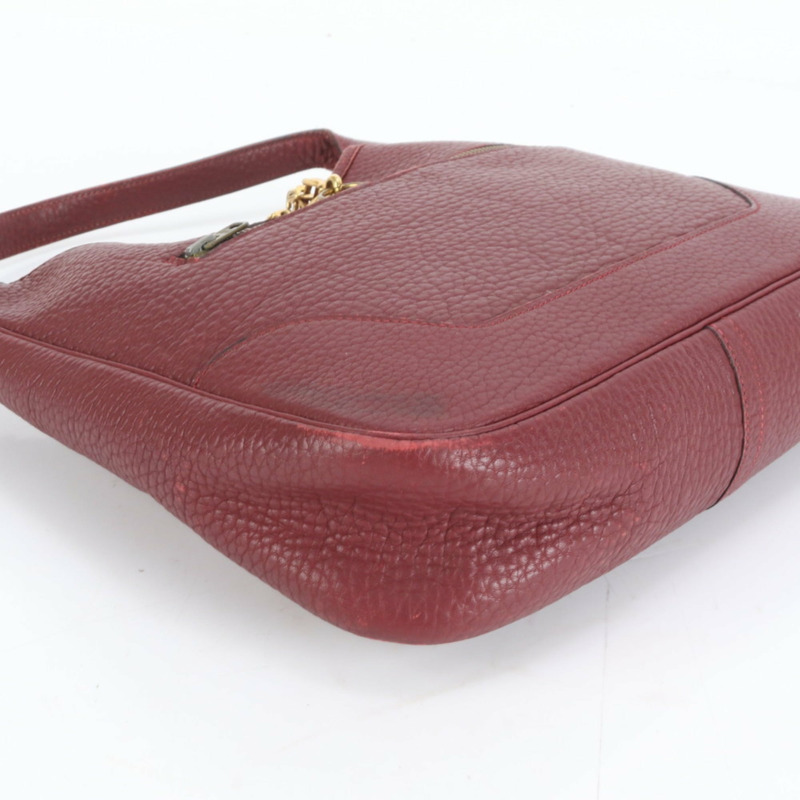 愛馬仕 Hermès Trim 31 〇P 錒刻皮革單肩包，金色五金配件，女士手提包-3