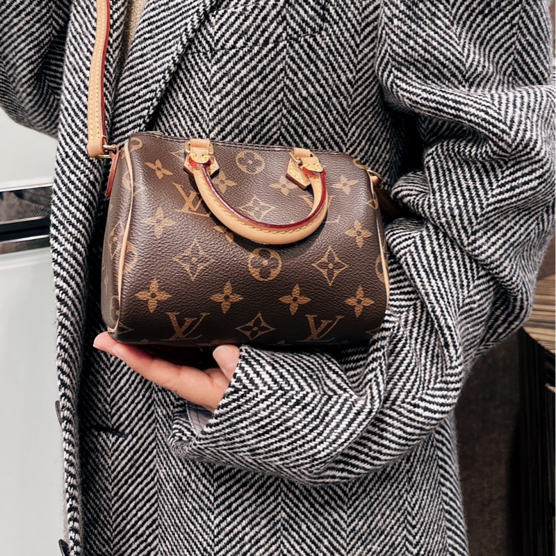 【97新 ✨ 全網最低價！】LV Speedy Nano什麼季節場合都能搭 減齡的LV-2
