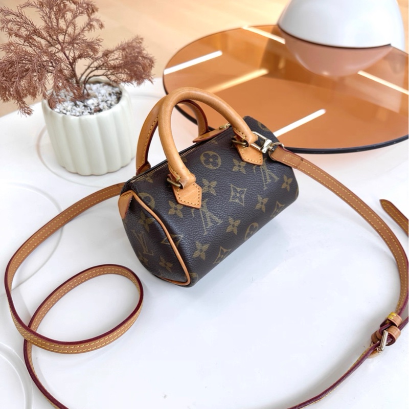 【97新 ✨ 全網最低價！】LV Speedy Nano什麼季節場合都能搭 減齡的LV-6