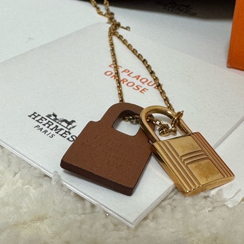 HERMES鎖頭造型 OKelly項鍊