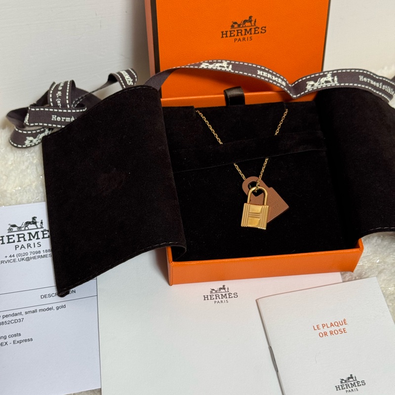 HERMES鎖頭造型 OKelly項鍊-1