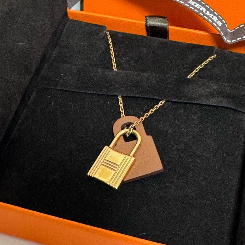 HERMES鎖頭造型 OKelly項鍊-2